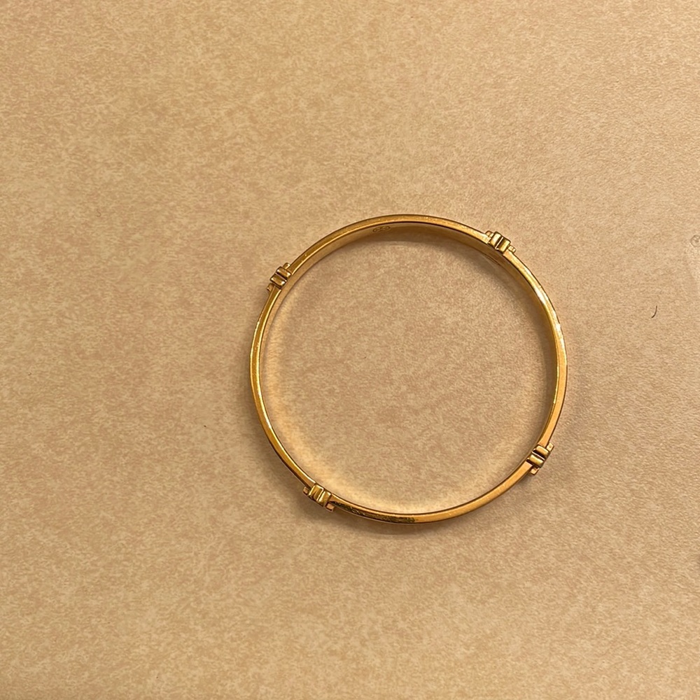 Gold Tory Burch Bangle Bracelet